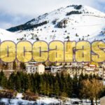 Paesaggio incantevole di un pittoresco paese lucano immerso nella natura.