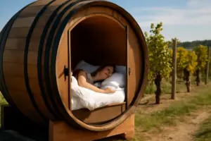 Si può dormire in una botte di vino? Tipologie di esperienze che non ti aspetti