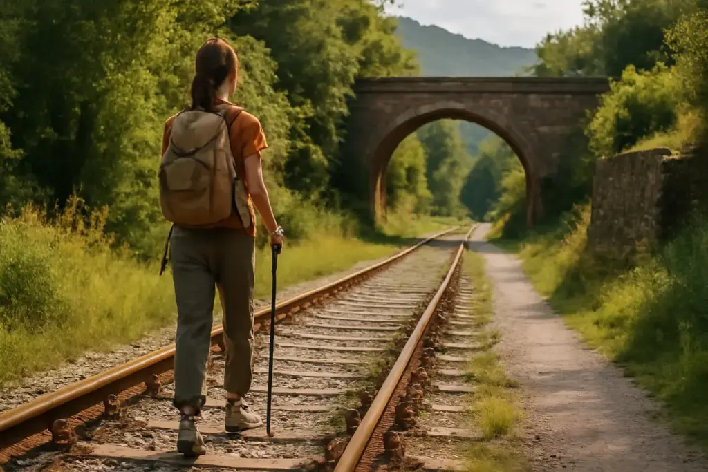 Itinerari a piedi lungo ex ferrovie: natura, storia e spese ridotte passo dopo passo